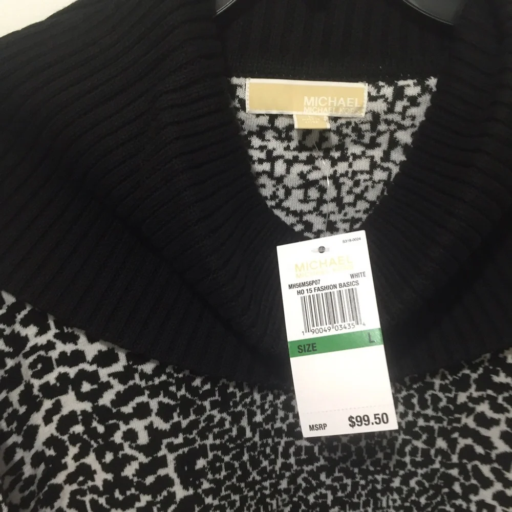 MICHAEL Michael Kors Black/White Sweater